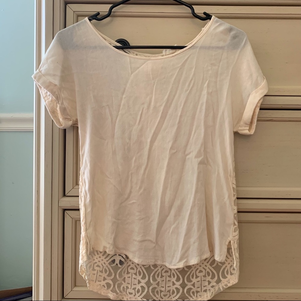 Lace Up top